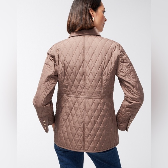 Chico’s Quilted Mid-Length Jacket - Picture 2 of 10